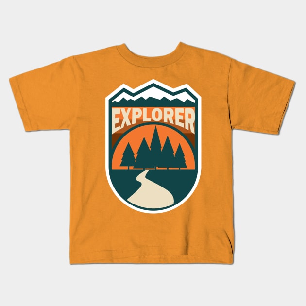 Explorer Kids T-Shirt by omgawrsh